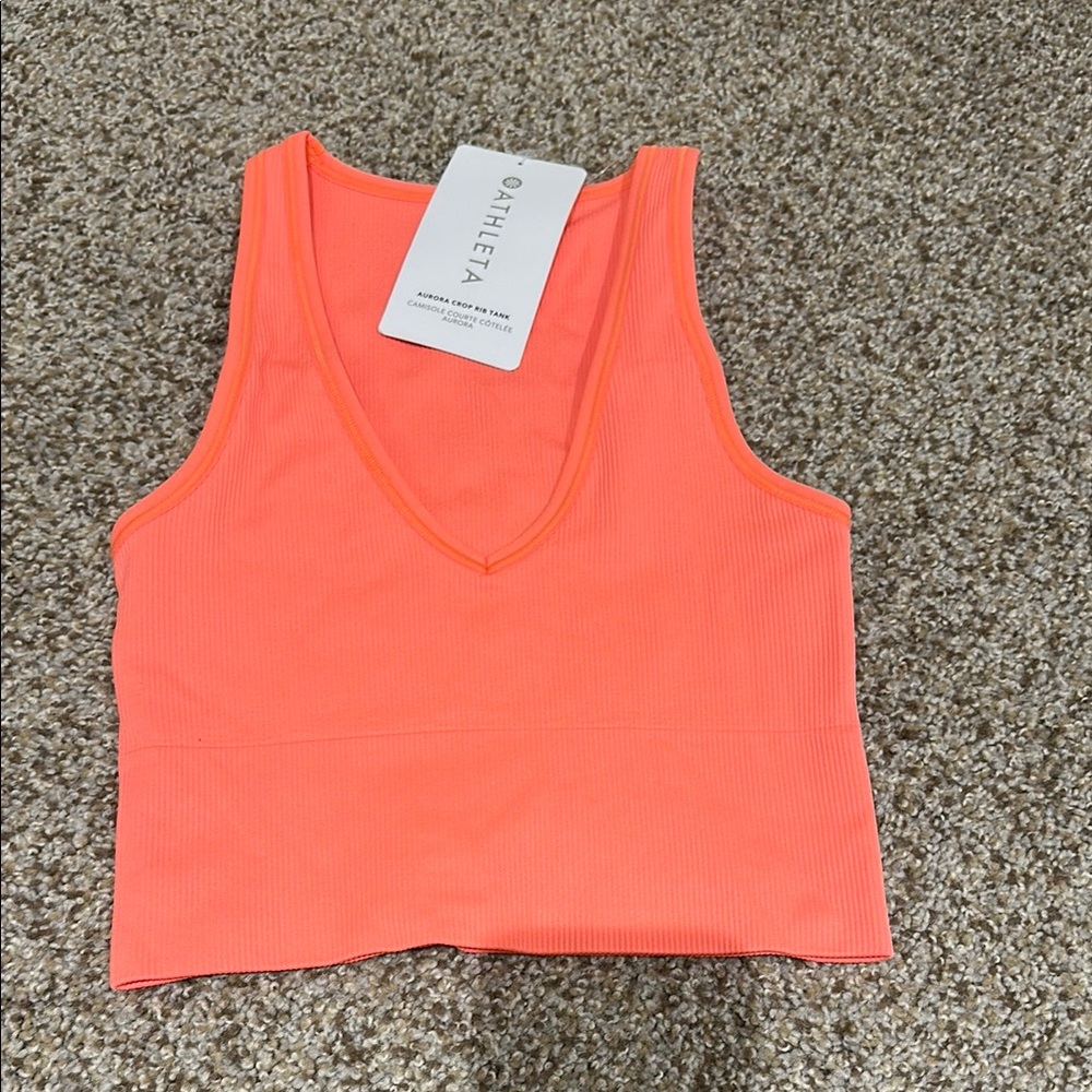 Athleta Women's Orange Tank Top